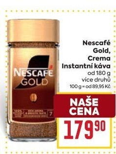 Instantní kávy Nescafé Gold