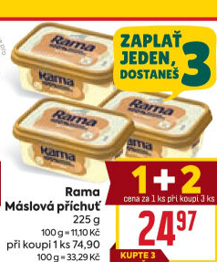 Margarín máslová příchuť Rama