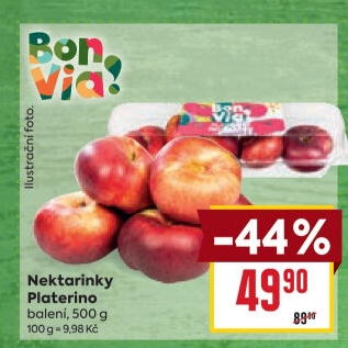 Nektarinky Platerino Billa Bonvia