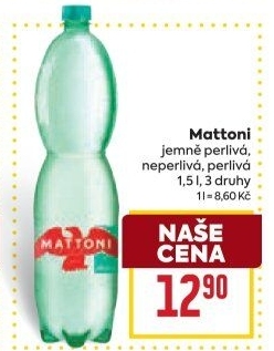 Přírodní voda Mattoni