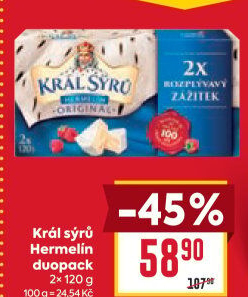 Sýr Hermelín Král sýrů
