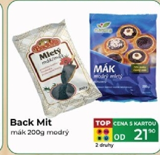 Mák BackMit