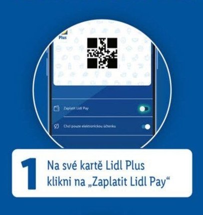 Krok 1: Zaplatit Lidl Pay