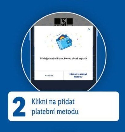 Krok 2: Přidat platební metodu