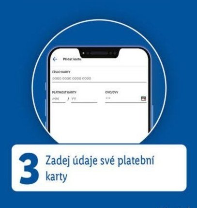 Krok 3: Zadej údaje své platební karty