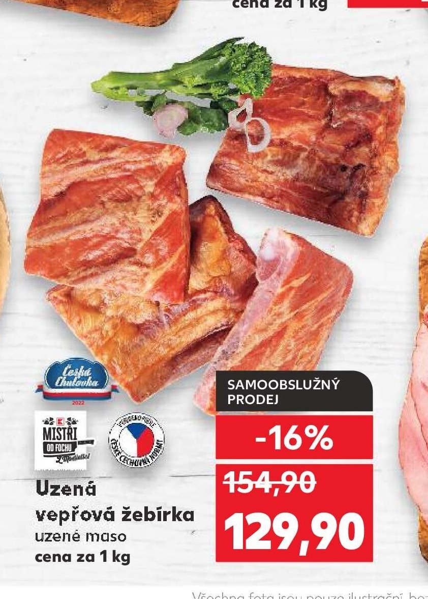 Uzená vepřová žebírka