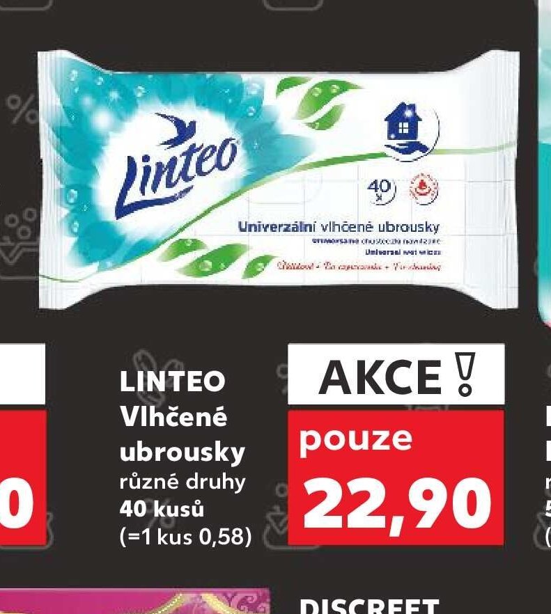LINTEO VLHČENÉ UBROUSKY