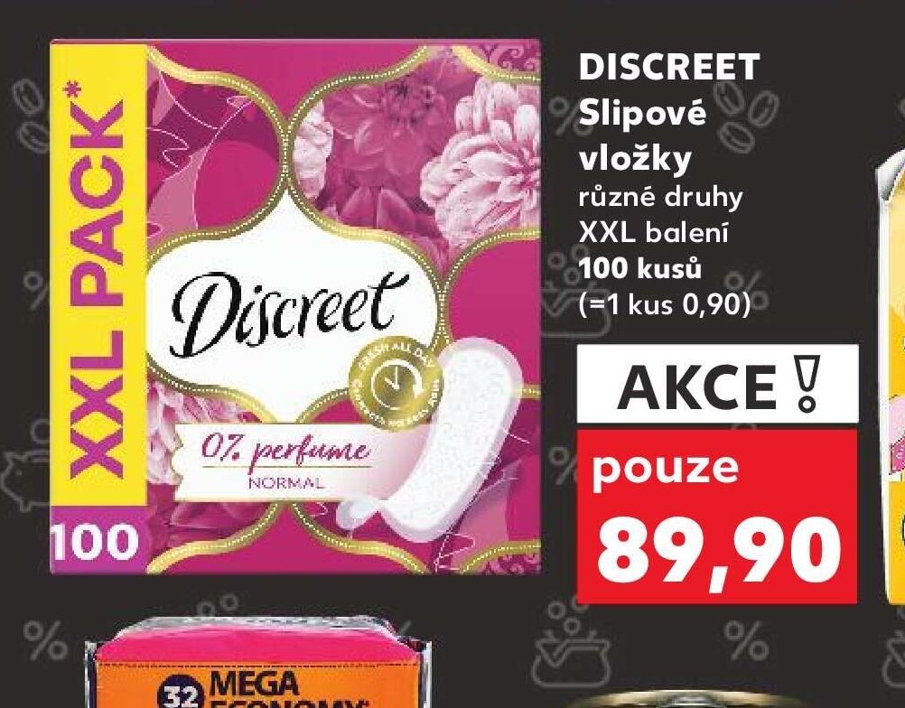 DISCREET SLIPOVÉ VLOŽKY