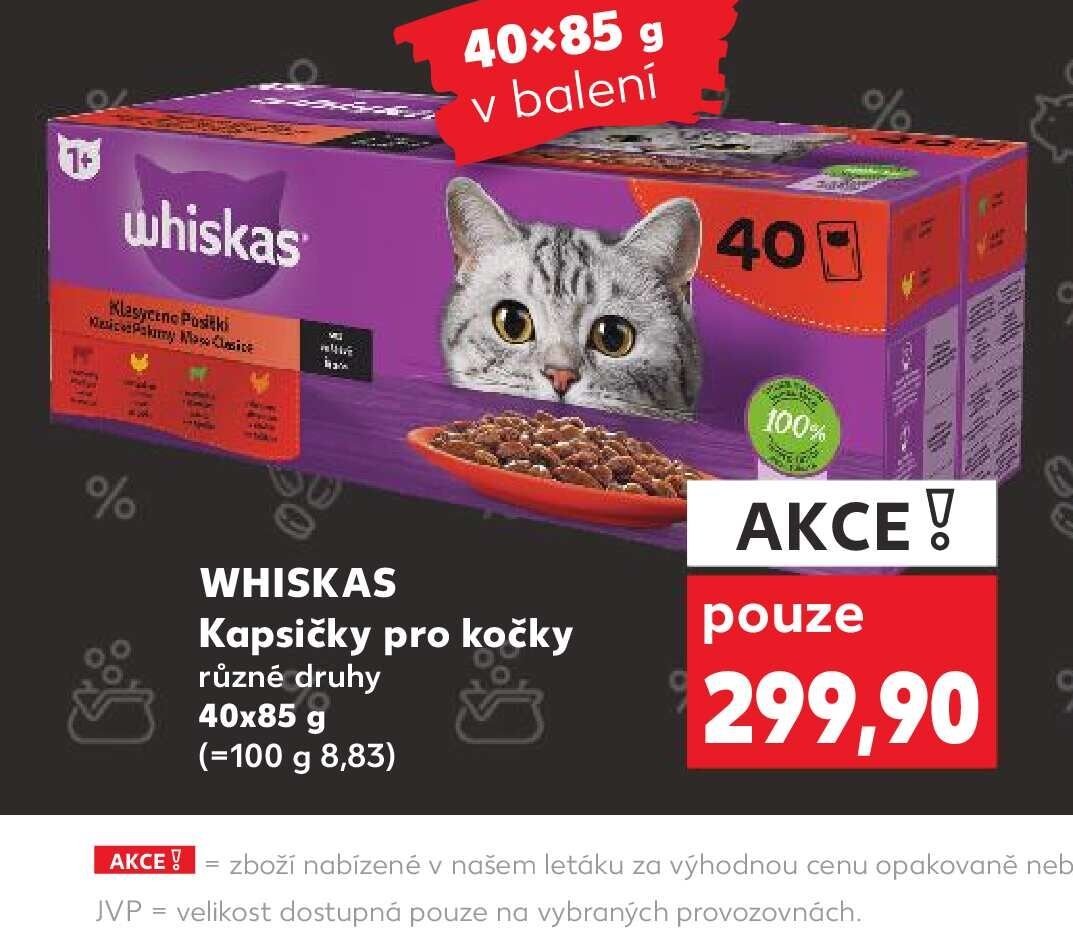 WHISKAS KAPSIČKY PRO KOČKY