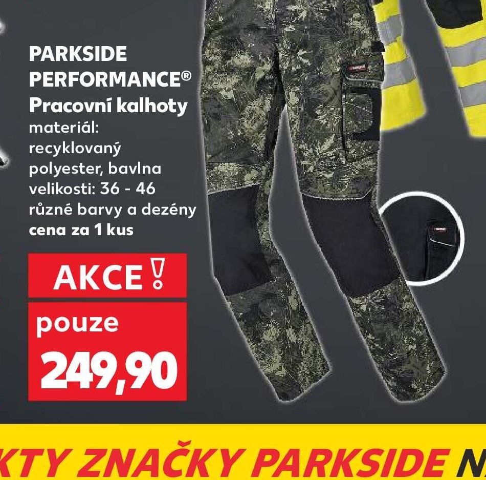 PARKSIDE PERFORMANCE Pracovní kalhoty