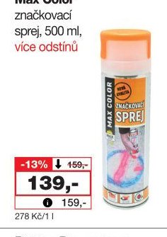 Max Color značkovací sprej