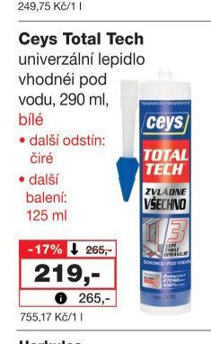 Ceys Total Tech univerzální lepidlo