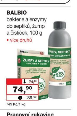 BALBIO bakterie a enzymy