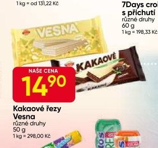Kakaové řezy Vesna - Hruška akcniletaky.com