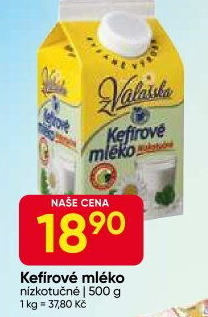 Kefírové mléko neochucené Mlékárna Valašské Meziříčí