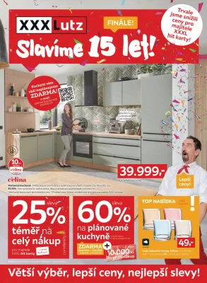 akční leták XXXLutz 8.9.2025-21.9.2025