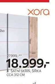 ŠATNÍ SKŘÍŇ, ŠÍŘKA CCA 312 CM