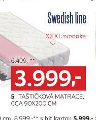 TAŠTIČKOVÁ MATRACE, CCA 90X200 CM