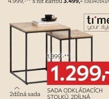 SADA ODKLÁDACÍCH STOLKŮ, 2DÍLNÁ