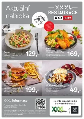 akční leták XXXLutz 8.9.2025-21.9.2025