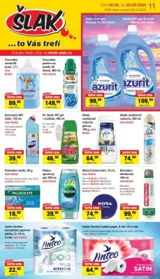 akční leták Šlak drogerie 8.9.2025-20.9.2025