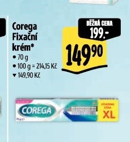 Corega Fixační krém
