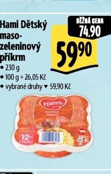 Hami Dětský maso-zeleninový příkrm
