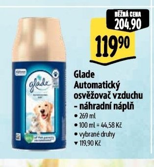 Glade Automatický osvěžovač vzduchu - náhradní náplň - Albert akcniletaky.com