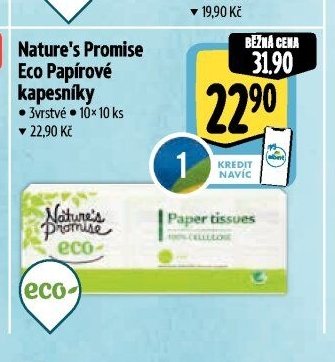 Nature's Promise Eco Papírové kapesníky