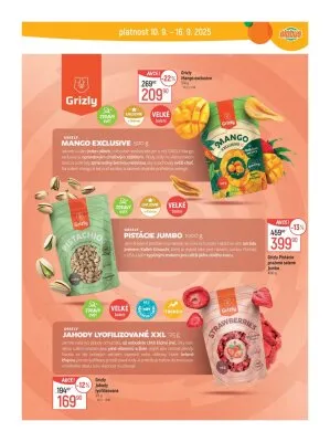 akční leták Globus 10.9.2025-16.9.2025