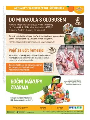 akční leták Globus 10.9.2025-16.9.2025