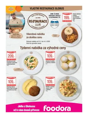 akční leták Globus 10.9.2025-16.9.2025