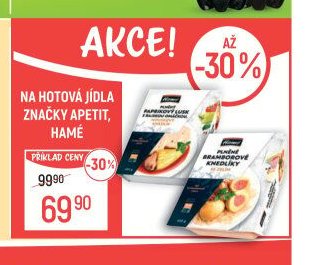 Hotová jídla značky Apetit, Hamé