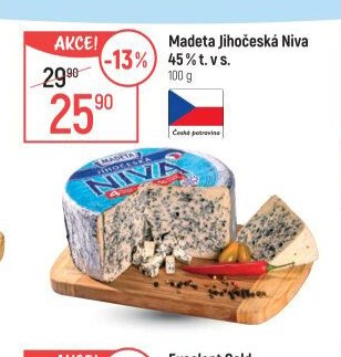 Madeta Jihočeský Niva