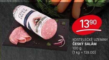 Salám český Kostelecké uzeniny