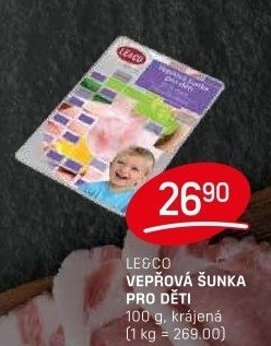Šunka dětská vepřová LE&
