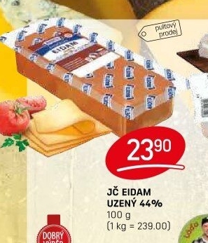 Sýr Eidam uzený 44% Jihočeský Madeta