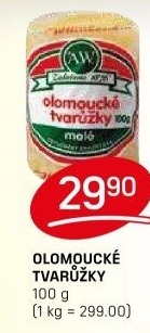 Sýr tvarůžky olomoucké A.W.