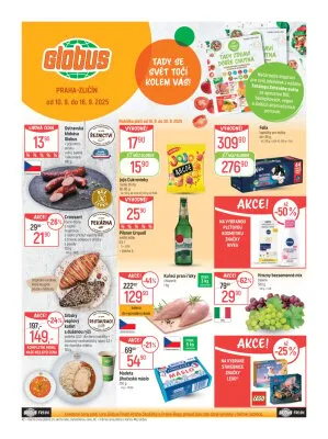 akční leták Globus 10.9.2025-16.9.2025