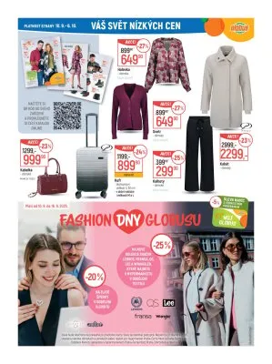 akční leták Globus 10.9.2025-16.9.2025
