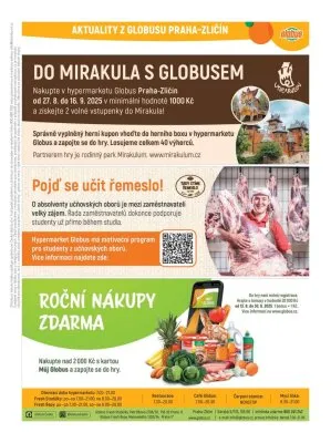akční leták Globus 10.9.2025-16.9.2025