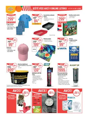 akční leták Globus 10.9.2025-16.9.2025