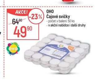 OHO Čajové svíčky