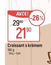 Croissant s krémem