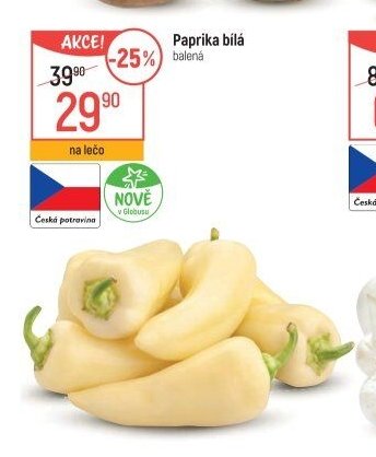 Paprika bílá