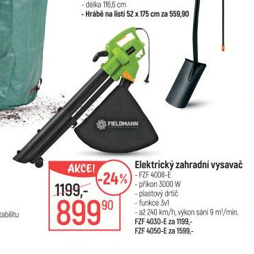 Elektrický zahradní vysavač