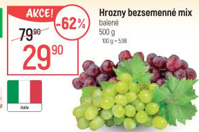 Hrozny mix bezsemenné