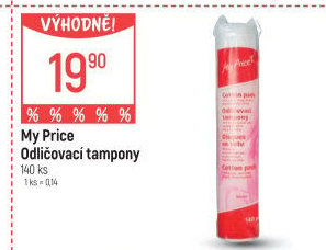 Odličovací tampony My Price