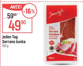 Šunka Serrano Jeden Tag