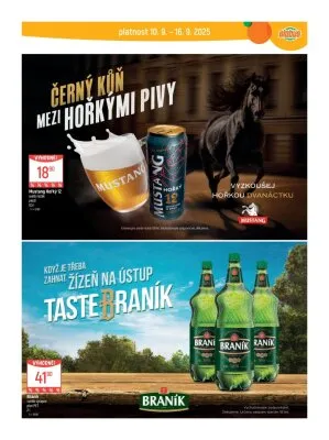 akční leták Globus 10.9.2025-16.9.2025